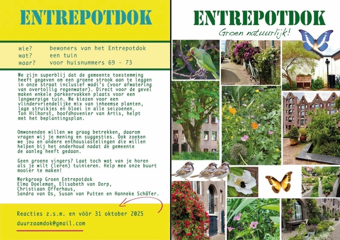 Flyer opheffen parkeerplaatsen
